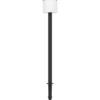 LED-aurinkokennovalaisin pylväs Pantete 115 cm musta/valkoinen