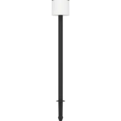 LED-aurinkokennovalaisin pylväs Pantete 115 cm musta/valkoinen
