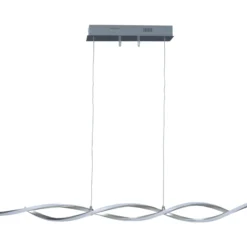 LED-kattovalaisin Aneta Lighting Swirl, teräs
