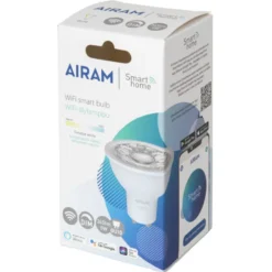 LED-kohdelamppu Airam SmartHome PAR16 5 W opaali GU10, 400 lm, 36°,TW 2700-6500 K