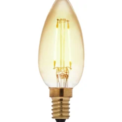 LED-kynttilälamppu AMBER antiikki 4,5 W 360 lm E14 2200K kirkas himmennettävä