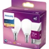 LED-kynttilälamppu Philips 25 W E14 huurrettu, 2 kpl