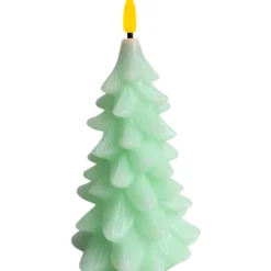 LED-kynttilä Miny kuusi 14 cm vihreä