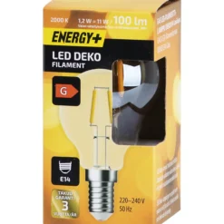 LED-lamppu Deco 100 lm 2000 K G45 E14