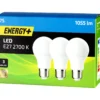 LED-lamppu 1055 lm A60 E27 3 kpl 2700K