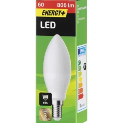 LED-lamppu 806 lm C37 E14