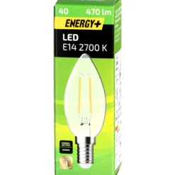 LED-lamppu 470 lm DIM FIL C35 E14