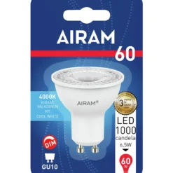 LED-lamppu PAR16 4 W GU10, 425 lm 4000K himmennettävä