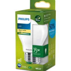 LED-lamppu Philips Ultra Efficient 75W E27 2700K huurrettu