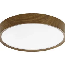 LED-plafondi Eglo Musurita 44 cm puu/valkoinen