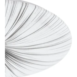 LED-plafondi Eglo Nieves 51 cm valkoinen/hopea
