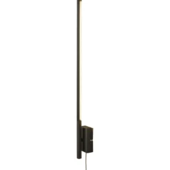LED-seinävalaisin Aneta Lighting Stecco, musta