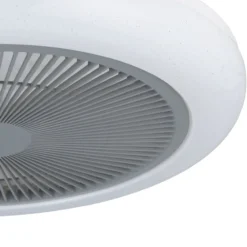 LED-tuuletinvalaisin Eglo Kostrena valkoinen/harmaa 3 x 8,5 W, IP20