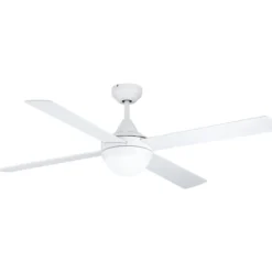 LED-tuuletinvalaisin Eglo Varadero valkoinen/puu E27 maks. 2 x 7 W, IP20