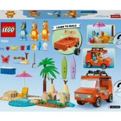LEGO Bluey 11202 Blueyn perheen autoretki rannalle