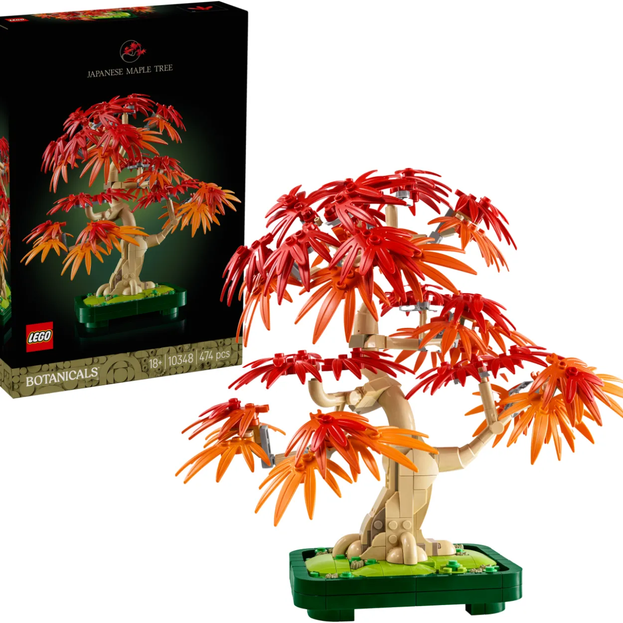 LEGO Botanicals 10348 Punalehtinen japaninvaahtera-bonsaipuu