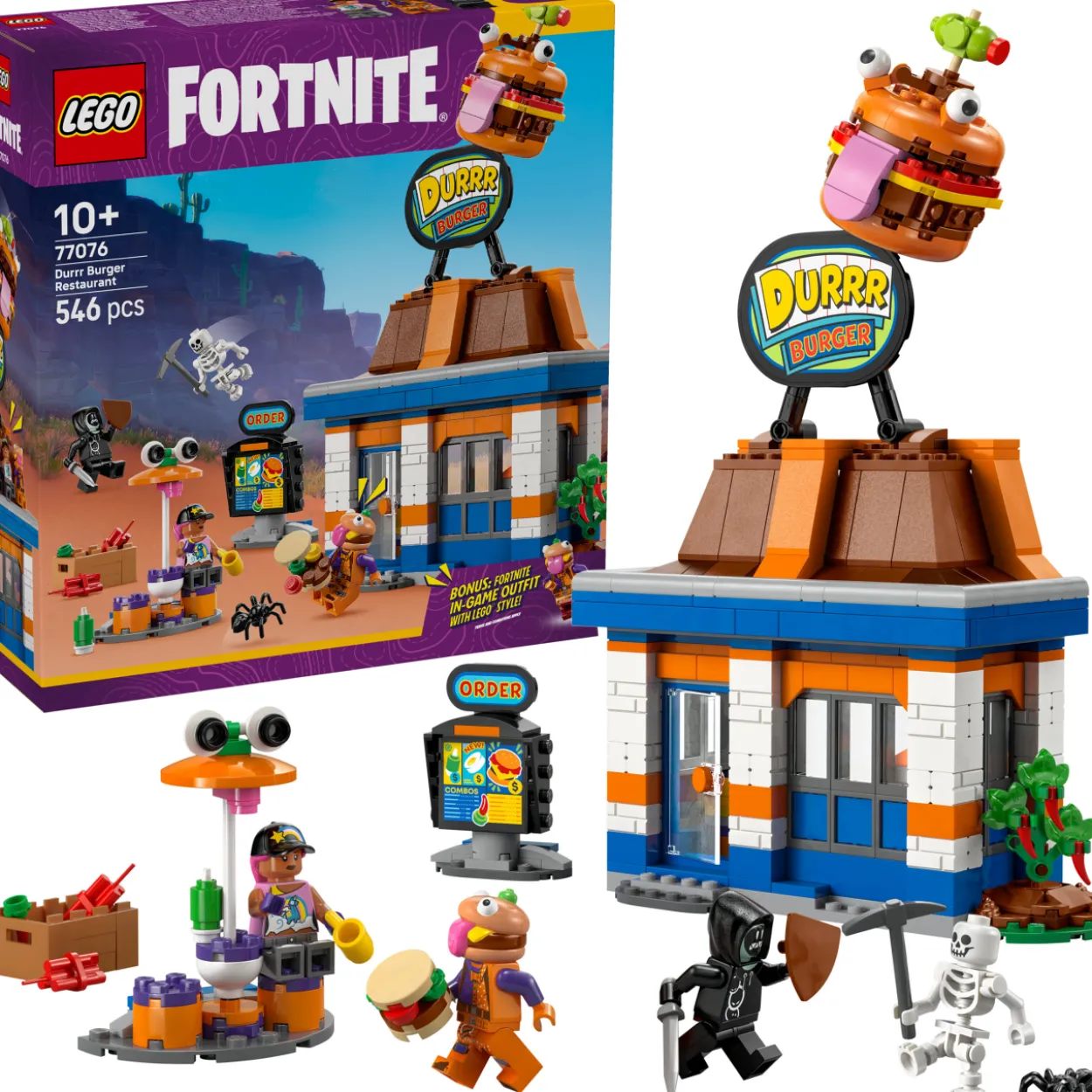 LEGO Fortnite 77076 Durrr Burger ‑ravintola