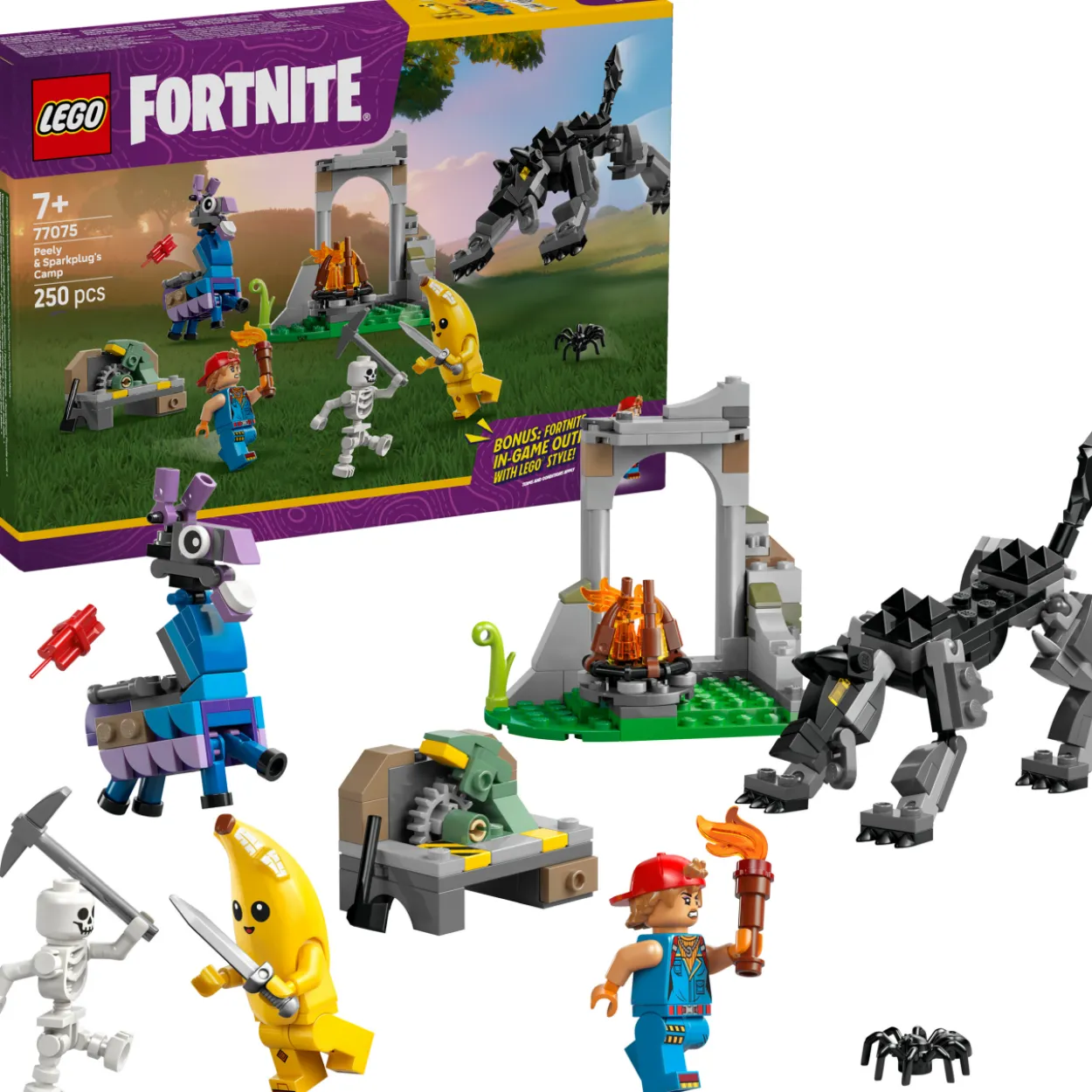 LEGO Fortnite 77075 Peelyn ja Sparkplugin seikkailu