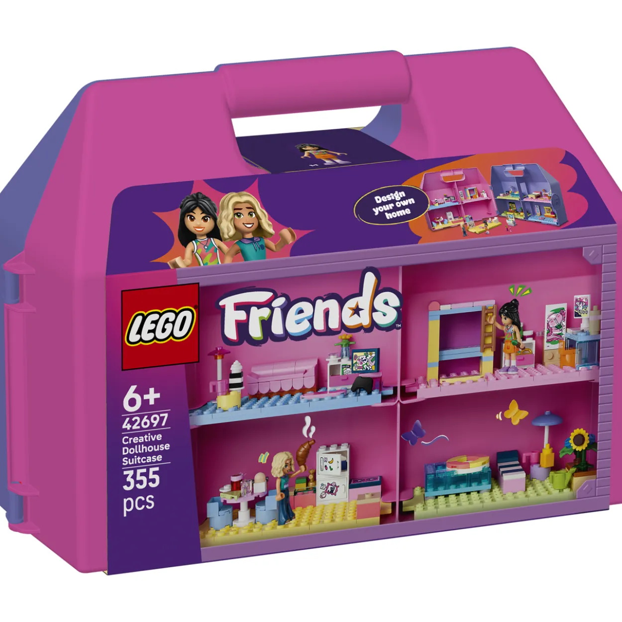 LEGO Friends 42697 Luovuuden nukkekotilaukku