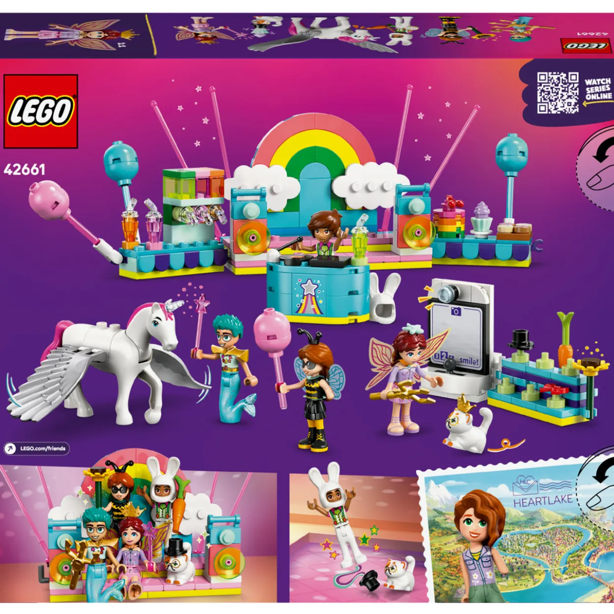 LEGO Friends 42661 Yksisarvisen ja keijun naamiaisjuhlat