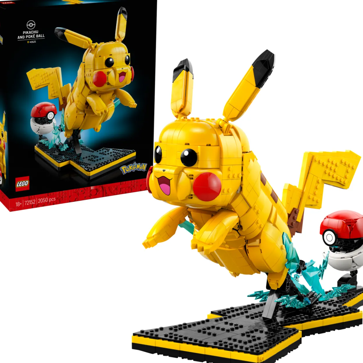 LEGO Pokémon 72152 Pikachu ja Poképallo