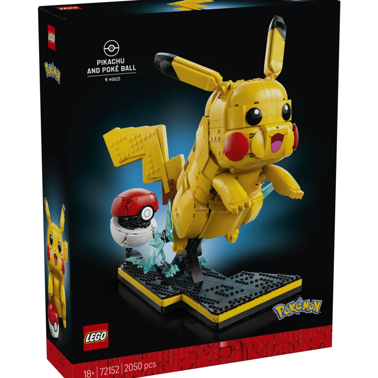 LEGO Pokémon 72152 Pikachu ja Poképallo