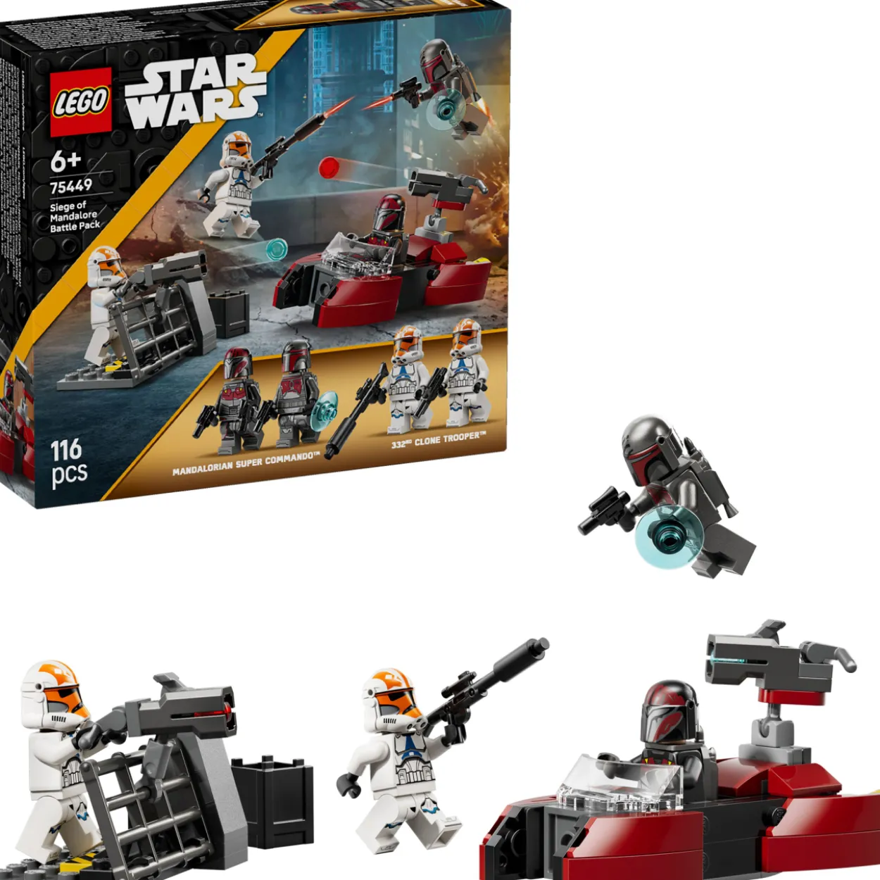 LEGO Star Wars 75449 Mandaloren piiritys ‑taistelupakkaus