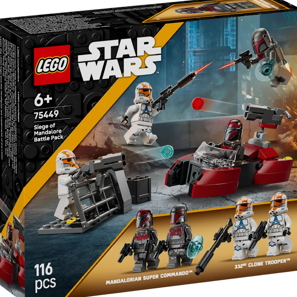 LEGO Star Wars 75449 Mandaloren piiritys ‑taistelupakkaus
