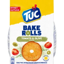 Leipälastut TUC 150 g Bake Rolls Tomato & Olive