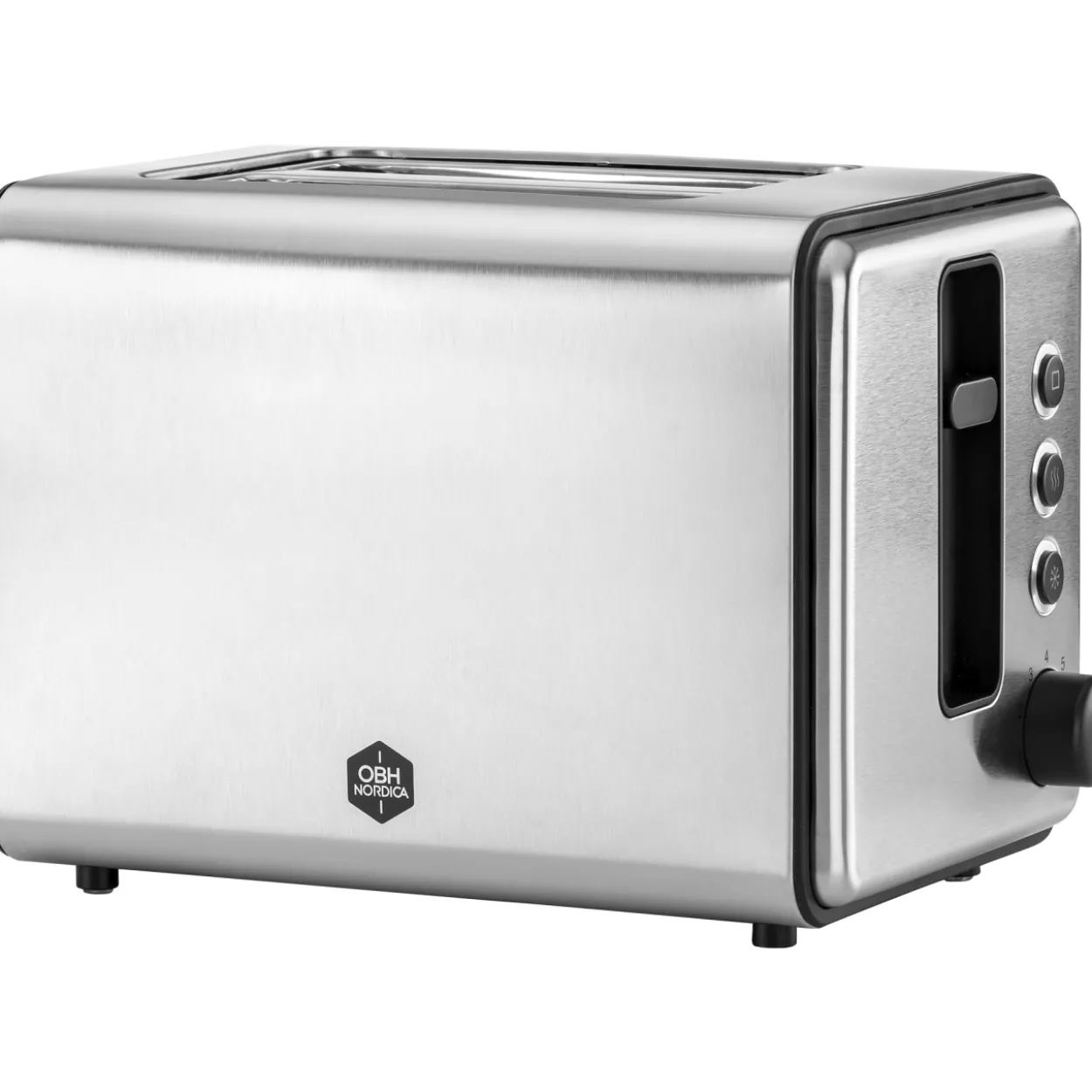 Leivänpaahdin OBH Nordica 2255 Bronx 2 viipaleelle, ruostumaton teräs