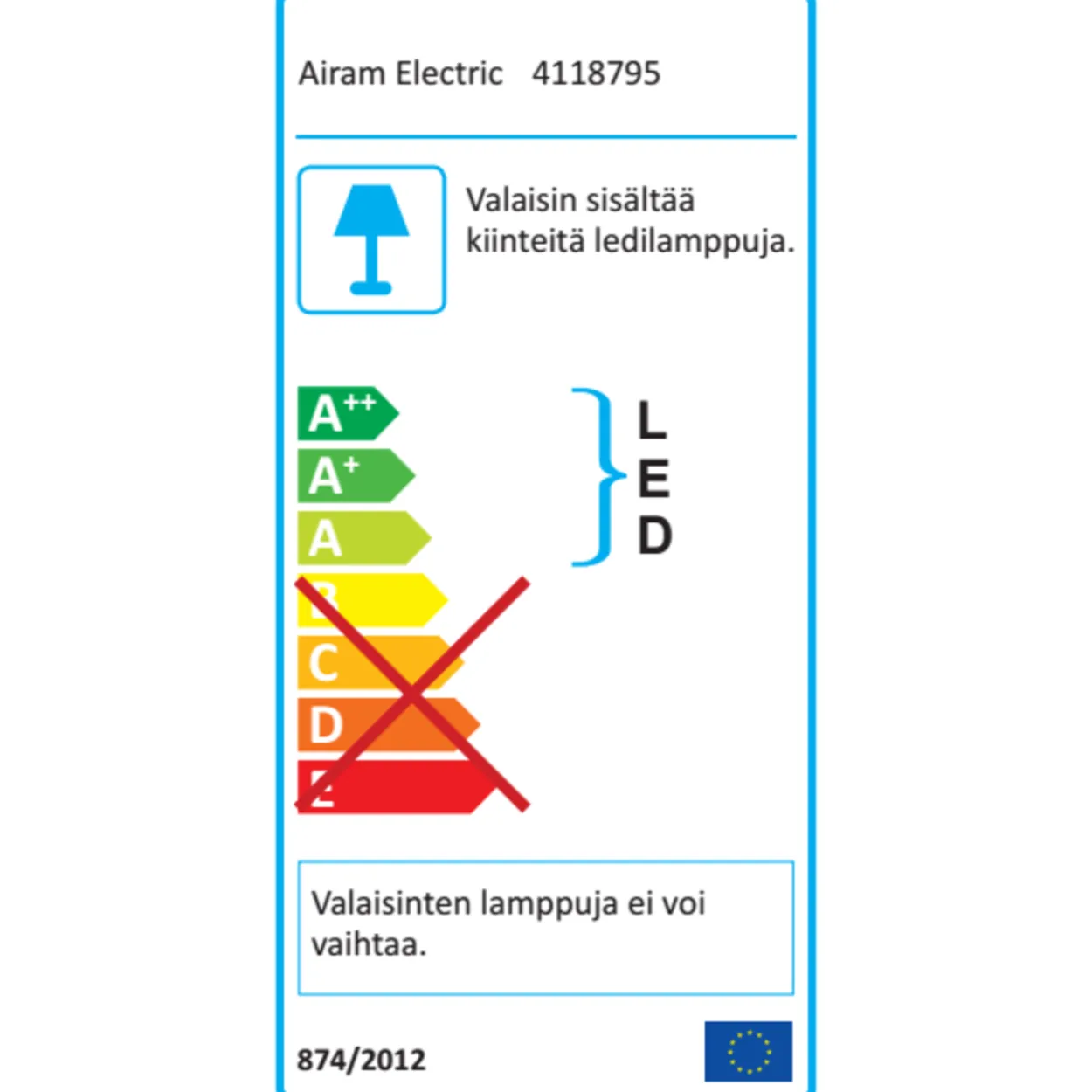 Linear LED X-Liitin 1 W / 830 65 lm