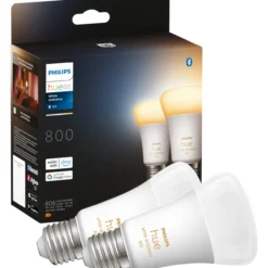 Älylamppu Philips Hue White Ambiance 6W A60 E27 2kpl