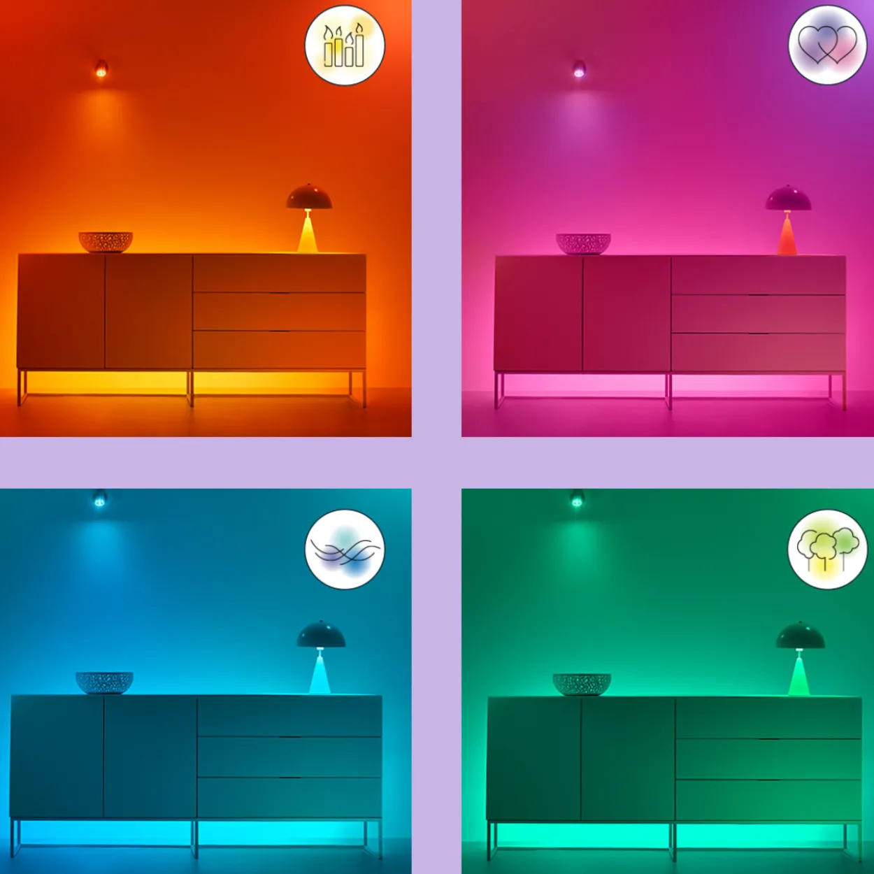 Älylamppu WiZ full color filamentti Edison 40W ST64 E27 RGB