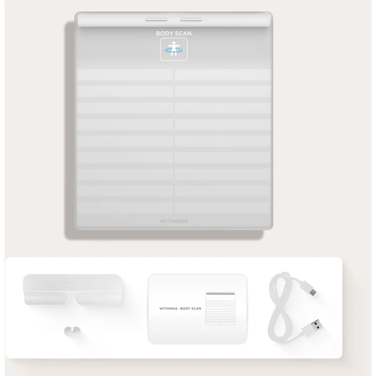 Älyvaaka Withings Body Scan valkoinen
