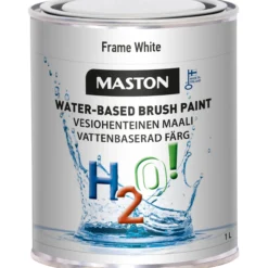 Maali Maston H2O! Listavalkoinen NCS S 0502-Y, 1 l