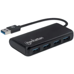 Manhattan 4xUSB-A hubi USB-A kaapelilla