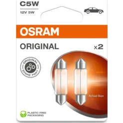 Merkkivalopolttimo Osram C5W SV8.5-8 2 kpl