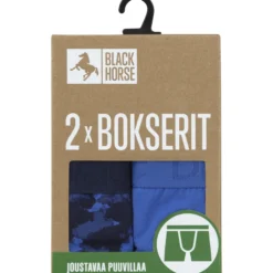 Miesten bokserit Black Horse 2 kpl/pkt