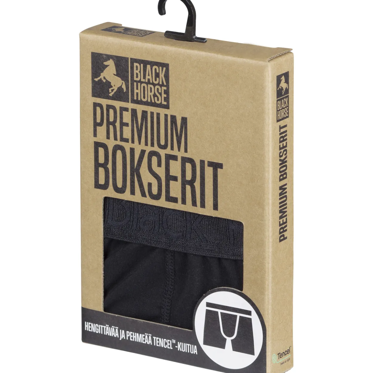 Miesten bokserit Black Horse Tencel 1 kpl/pkt