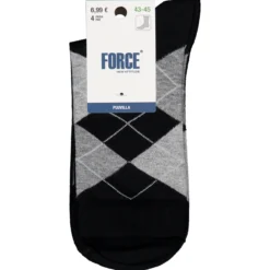 Miesten sukat Force New Attitude 4 pr/pkt ruutu