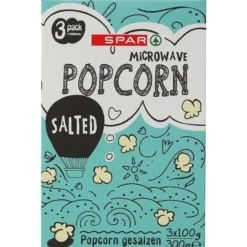 Mikropopcorn SPAR 3 x 100 g Salted