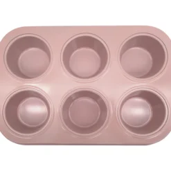 Muffinipelti Miny 6 kpl, vaaleanpunainen