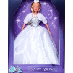 Muotinukke Steffi Love White Dream