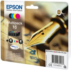 Mustekasettipakkaus Epson ”Kynä ja sanaristikko” 16, 4 väriä (5,4 ml + 3 x 3,1 ml)