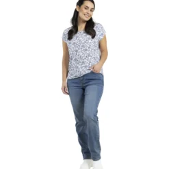 Naisten farkut Pola Rose straight fit