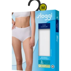 Naisten maxi-alushousut Sloggi Pure Comfort 2 kpl/pkt