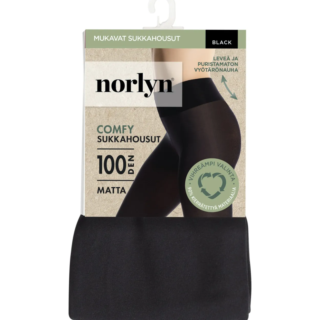 Naisten sukkahousut Norlyn Comfy 100 den