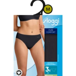 Naisten tai-alushousut Sloggi Pure Comfort 3 kpl/pkt