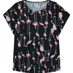 Naisten T-paita Nordic Trikoo Jeena Flamingo