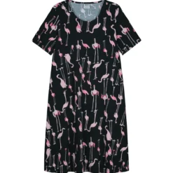 Naisten trikoomekko Nordic Trikoo Lidia Flamingo